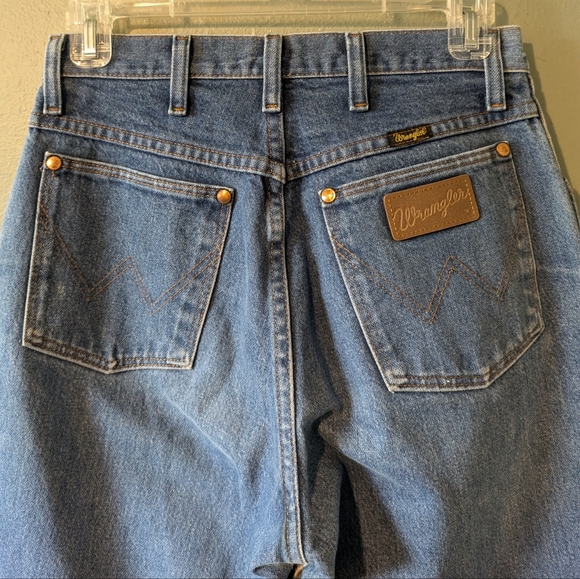 Vintage Wranglers High Waist Boot Cut Long Tall Jeans - Picture 5 of 10